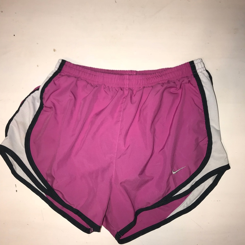 Pink nike shorts